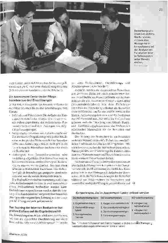 Vorschauseite 2: Assessment CenterDen Richtigen suchen den Besten finden