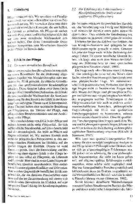 Vorschauseite 2: Aus Fehlern lernen Referat, gehalten auf dem Dritten Internationalen Osnabrücker Symposium Pflegwissenschaft am 17.11.94