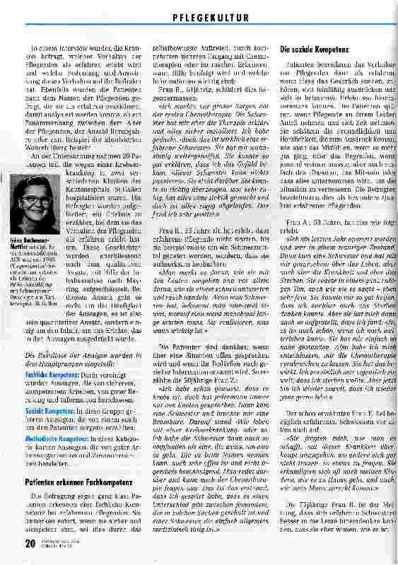 Vorschauseite 2: Werden Sie eine erfahrene Pflegende! Wie erleben Patienten die Pflege durch erfahrene Pflegende?