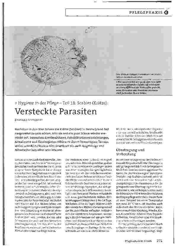Vorschauseite 1: Versteckte Parasiten