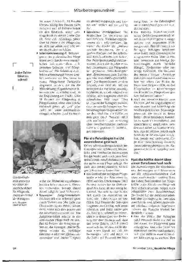 Vorschauseite 3: Hohe Belastungen - und trotzdem zufrieden