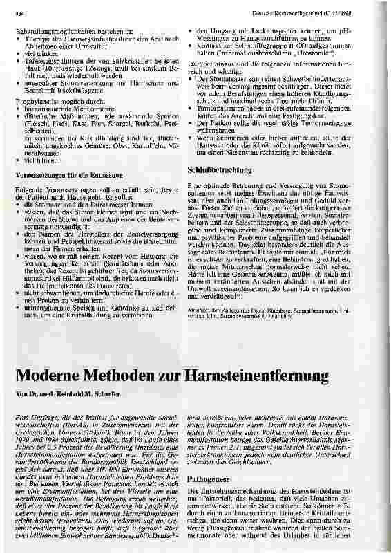 Vorschauseite 5: Pflege und Betreuung von Patienten mit einer Urostomie