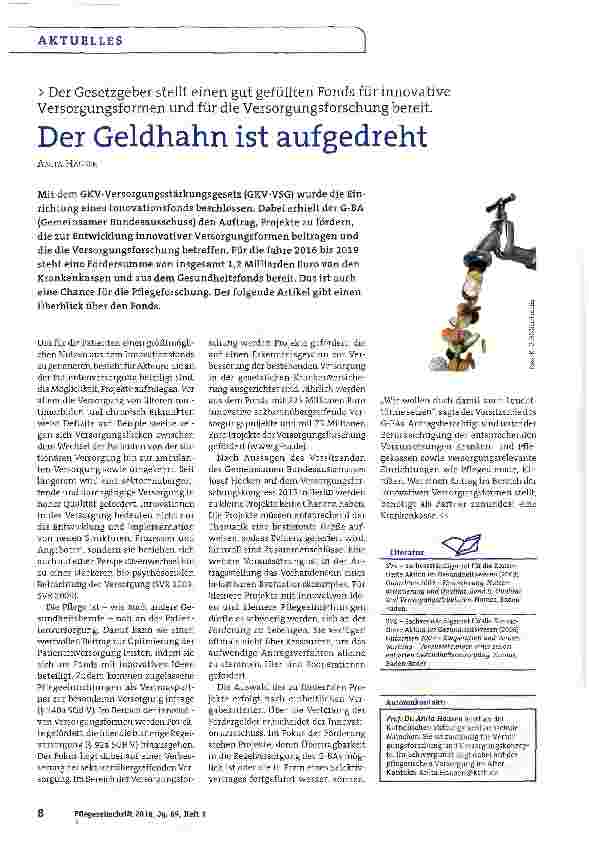 Vorschauseite 1: Der Geldhahn ist aufgedreht