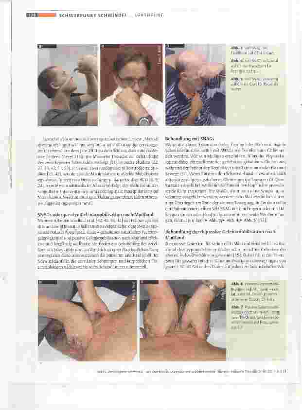 Vorschauseite 5: Zervikogener Schwindel - ein Überblick zu Diagnose und evidenzbasierter Therapie