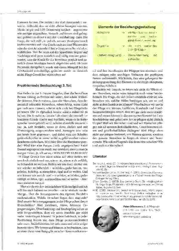 Vorschauseite 3: Körper, Kampf, Demenz und Pflege