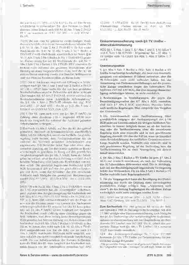 Vorschauseite 4: Vergütung von Bereitschaftsdienst - ständige Wechselschichtarbeit - Nachtarbeitszuschlag