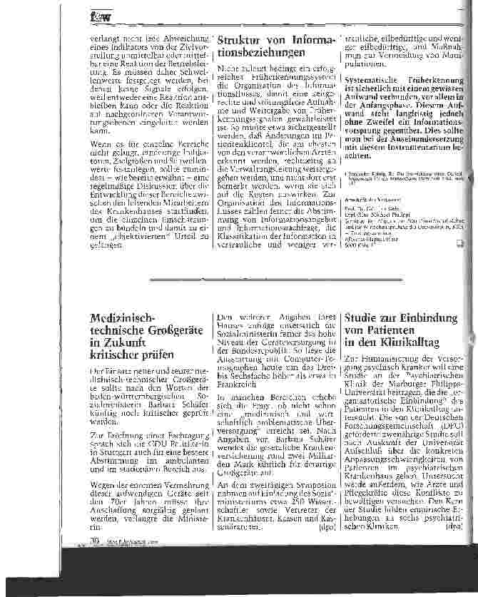 Vorschauseite 3: Früherkennung Nicht nur eine medizinische Fragestellung!