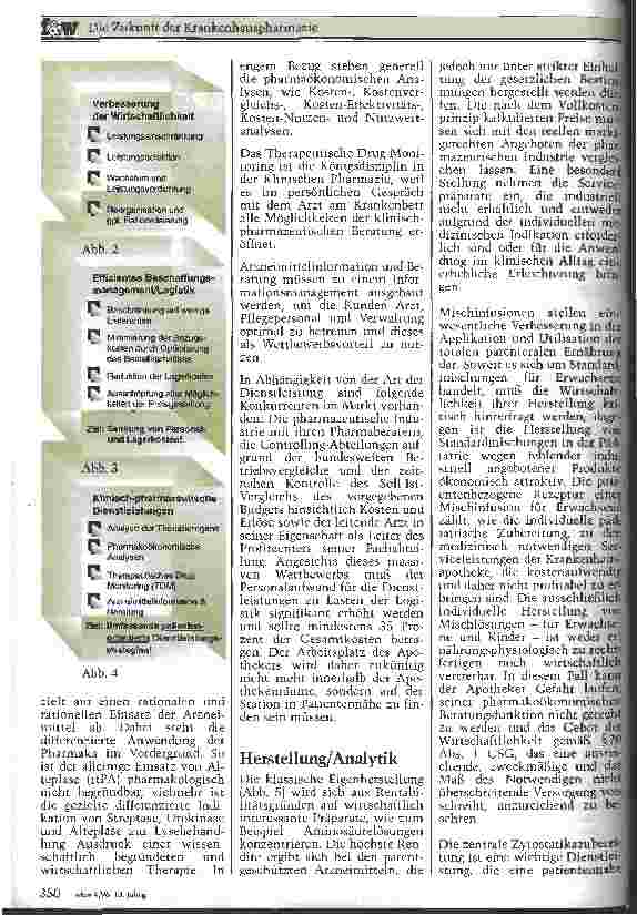 Vorschauseite 3: Die Zukunft der Krankenhauspharmazie