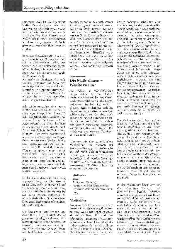 Vorschauseite 4: Strategien gegen Pflegestress