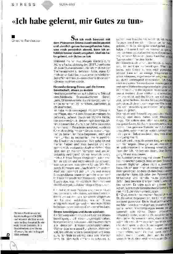 Vorschauseite 1: Ich habe gelernt, mir Gutes zu tun