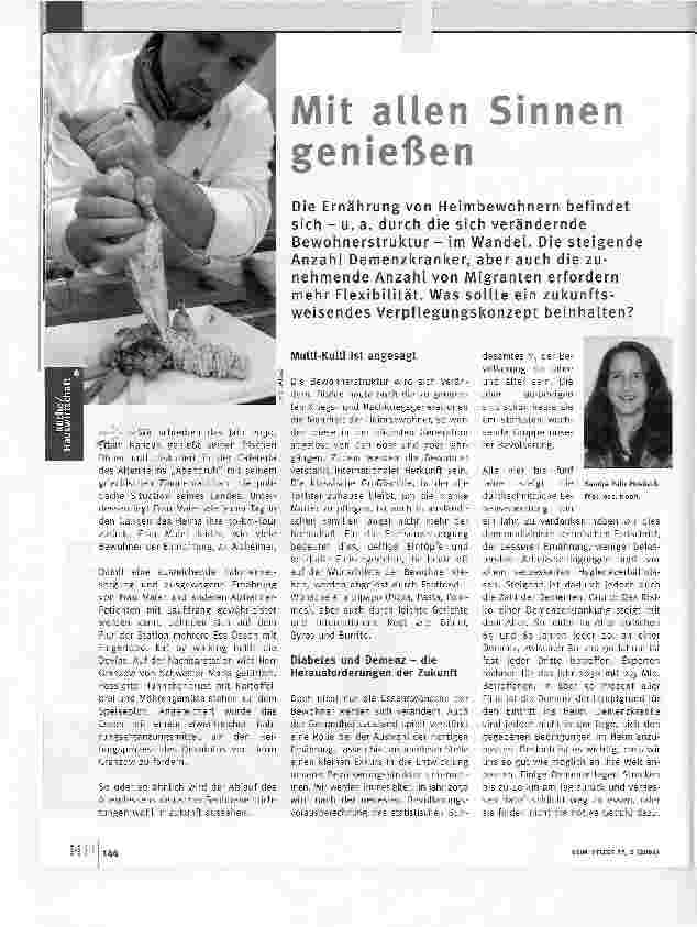 Vorschauseite 1: Mit allen Sinnen genießen