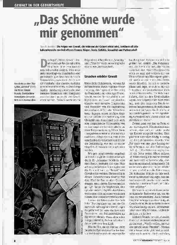 Vorschauseite 1: Das Schöne wurde mir genommen