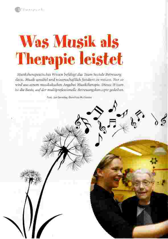 Vorschauseite 1: Was Musik als Therapie leistet