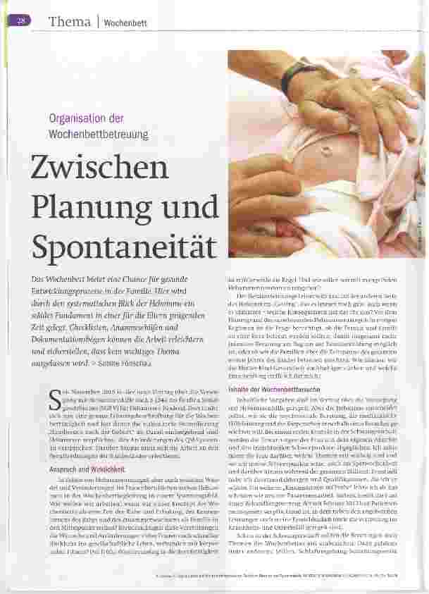 Vorschauseite 1: Zwischen Planung und Spontaneität
