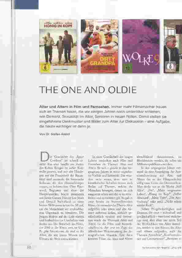 Vorschauseite 1: THE ONE AND OLDIE