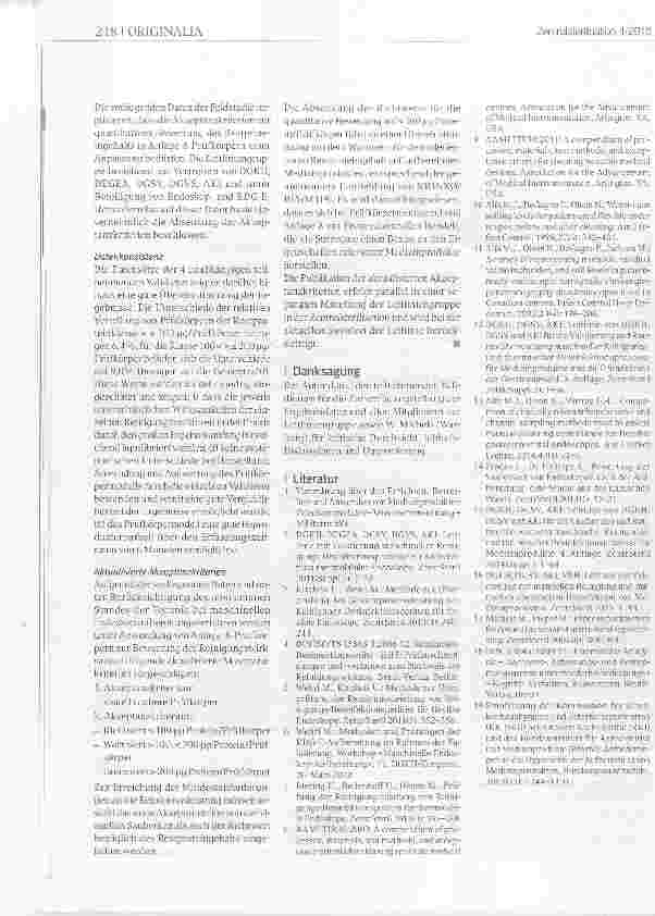Vorschauseite 6: Prüfung der Reinigungsleistung bei der Leistungsqualifikation von RDG-E-Prozessen mittels Anlage-8-Prüfkörpern
