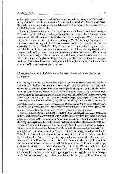 Vorschauseite 5: Identität im Werden -Herausforderungen der Fortpflanzungsmedizin aus theologisch-ethischer Sicht