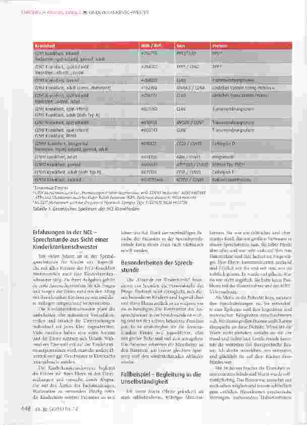 Vorschauseite 4: Die Neuronalen Ceroíd-Lípofuszínosen