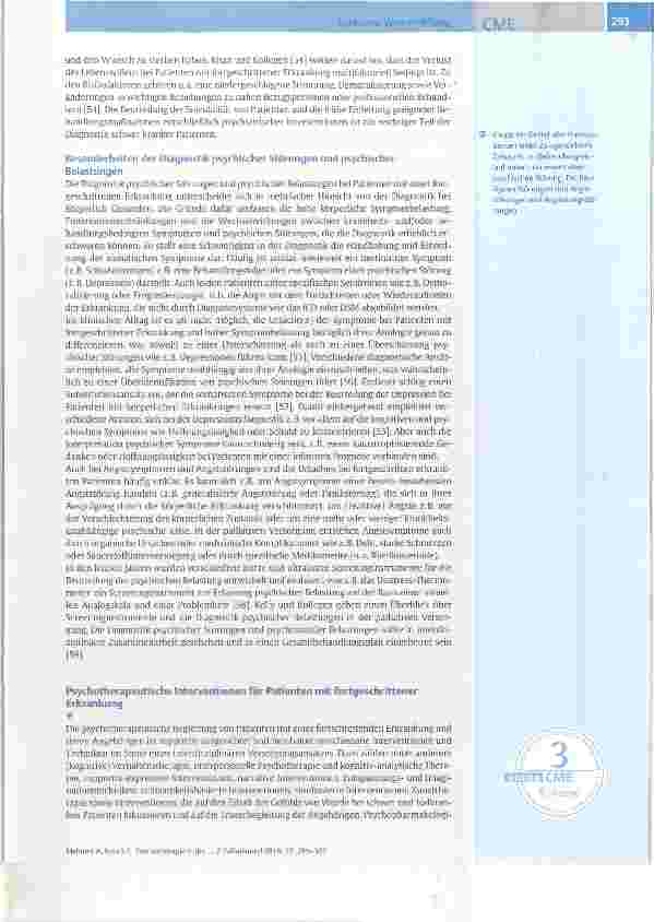 Vorschauseite 5: Psychotherapie in der palliativen Versorgung