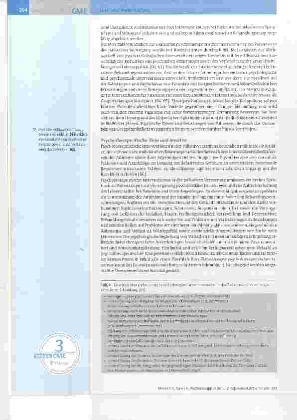 Vorschauseite 6: Psychotherapie in der palliativen Versorgung