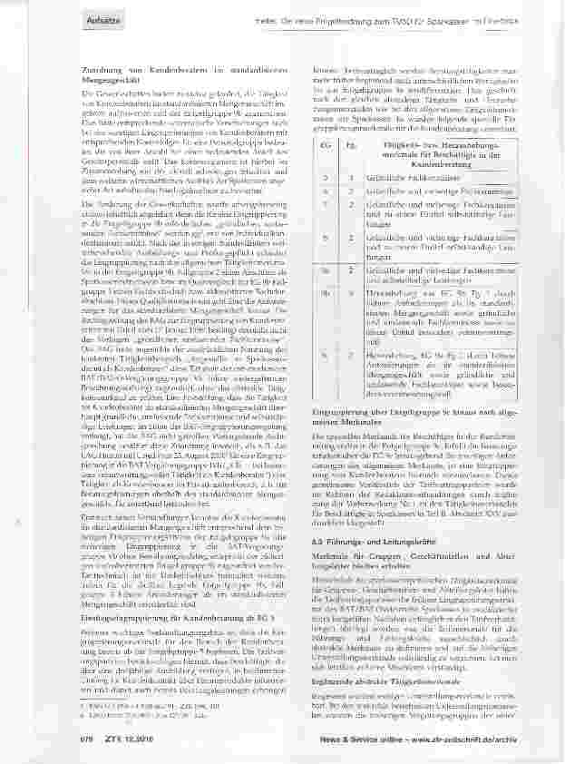 Vorschauseite 4: Die neue Entgeltordnung zum TVöD für Sparkassen im Überblick