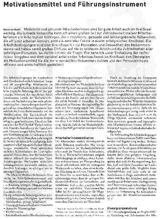 Vorschauseite 1: Motivationsmittel und Führungsinstrument