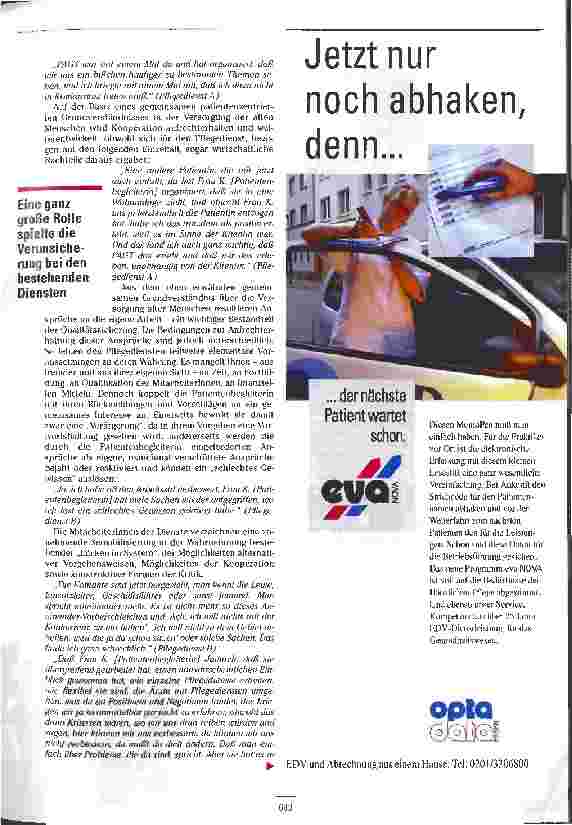 Vorschauseite 6: Die Menschen wissen, es ist jemand für sie da Careund Case-Management durch das Modell PAGT in Hamburg