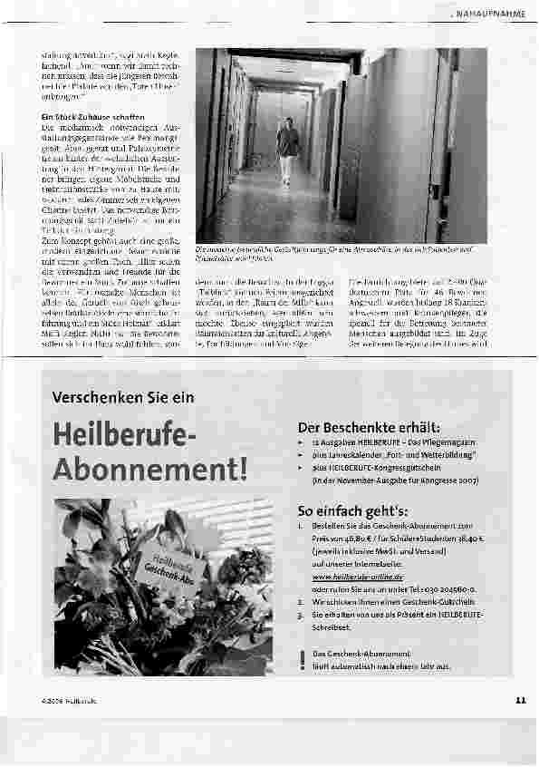Vorschauseite 2: Ein Zuhause für beatmete Menschen