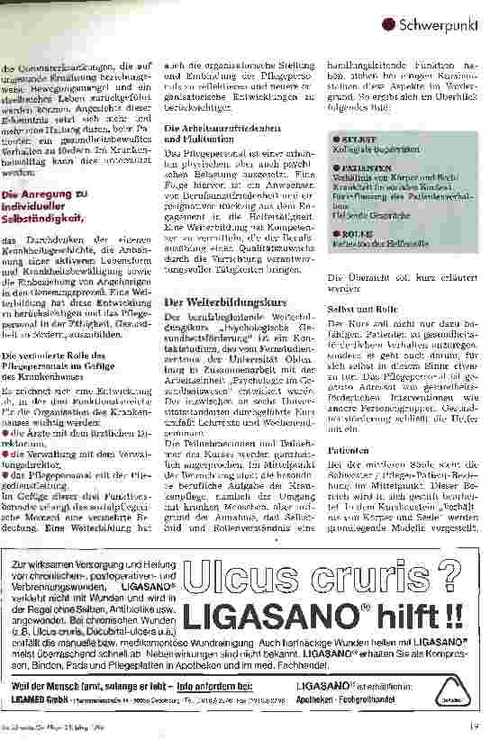 Vorschauseite 2: Krankenpflege und Gesundheitsförderung