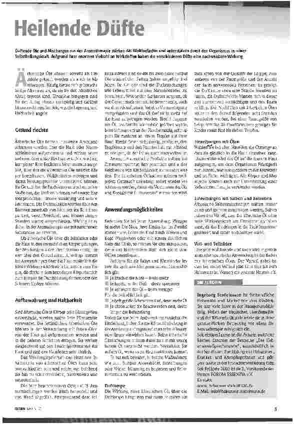 Vorschauseite 1: Heilende Düfte