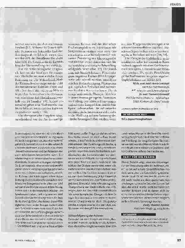 Vorschauseite 4: Sepsis und Multiorganversagen,Teil 1 - Strategien gegen ein gravierendes Problem