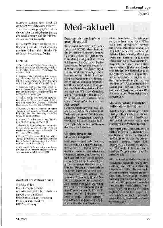 Vorschauseite 5: Neu auf der Intensivstation: Wirksame Prophylaxe respiratorischer Komplikationen mit Pulmo-Dyn