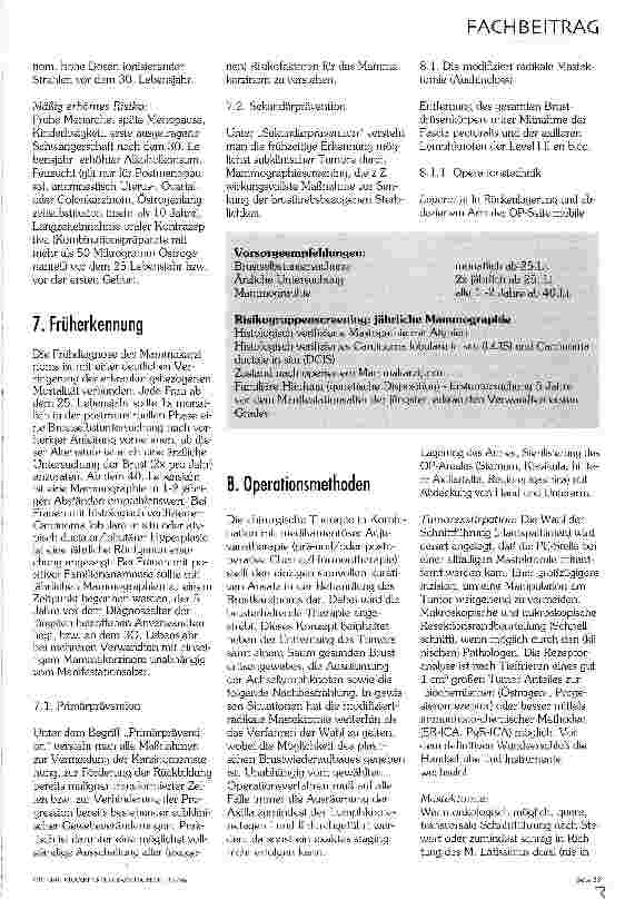 Vorschauseite 2: Brustkarzinom