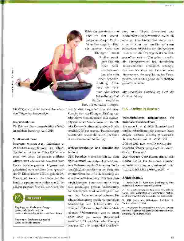 Vorschauseite 2: Cochrane-Update 3 2016