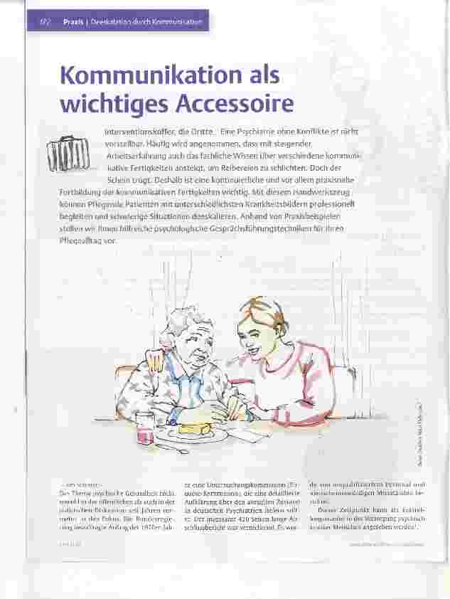 Vorschauseite 1: Kommunikation als wichtiges Accessoire