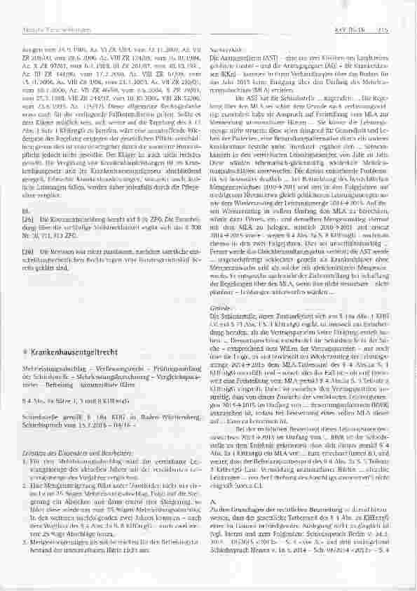 Vorschauseite 1: Krankenhausentgeltrecht