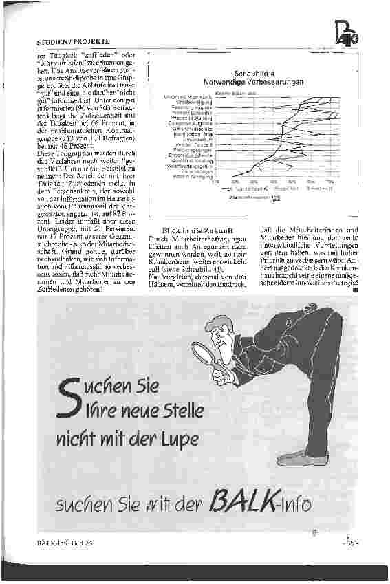 Vorschauseite 3: Im Krankenhaus: Schlüsselfunktion von Information und Führungsstil