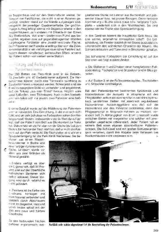 Vorschauseite 4: Gesund werden in wohnlicher Atmosphäre: die Park-Klinik Weißensee in Berlin