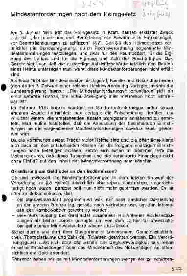 Vorschauseite 1: Mindestanforderungen an das Heimgesetz