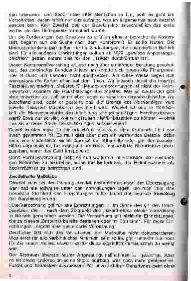 Vorschauseite 2: Mindestanforderungen an das Heimgesetz