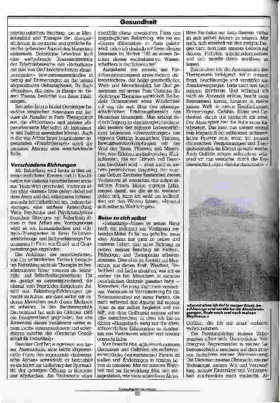 Vorschauseite 2: Atmend neu geboren werden Was bedeutet Rebirthing?