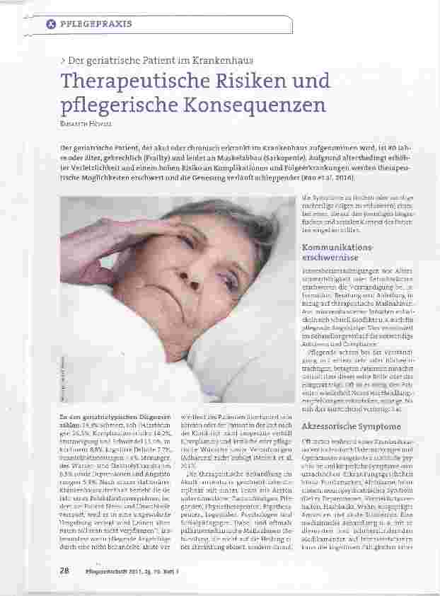 Vorschauseite 1: Therapeutische Risiken und pflegerische Konsequenzen