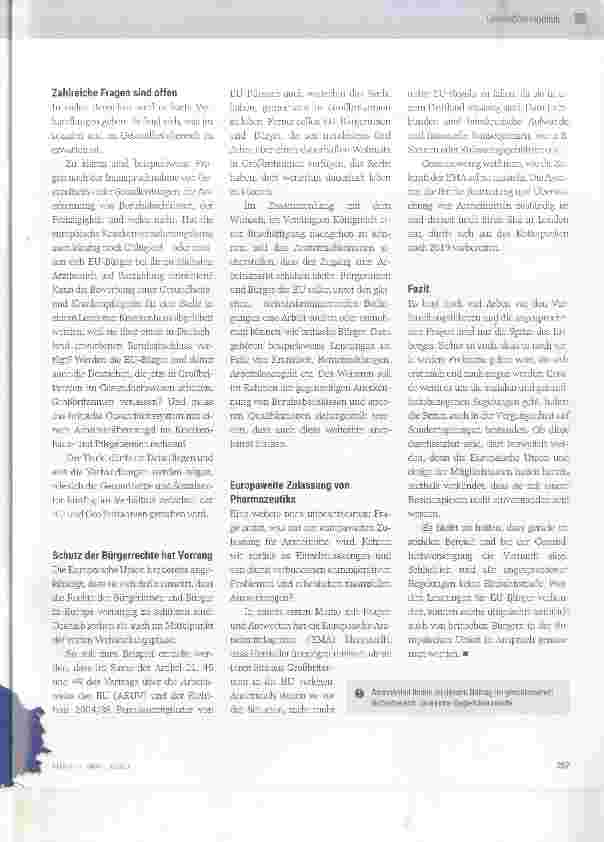 Vorschauseite 2: Unabhängigkeit gibt es nicht für umsonst
