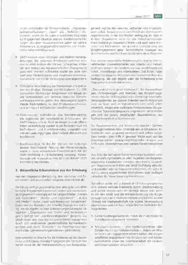 Vorschauseite 3: Wirksame Förderung des Bürgerengagements in der Kommune
