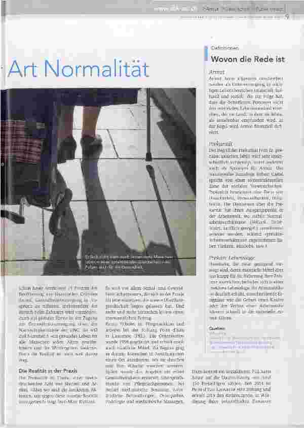 Vorschauseite 2: Vom Einzelschicksal zu einer Art Normalität