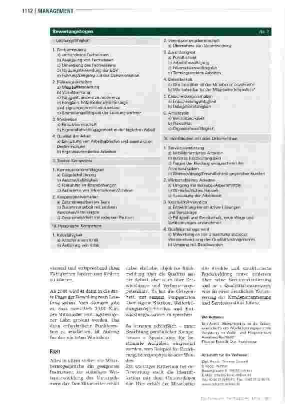 Vorschauseite 4: Engagierte Mitarbeiter brauchen leistungsorientierte Entlohnung