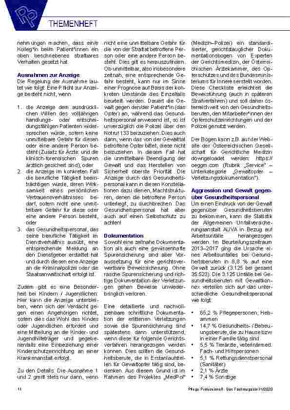 Vorschauseite 5: Gewaltschutz im Gesundheitswesen Rechtlicher Rahmen zum Opferschutz für Patient*innen und Personal