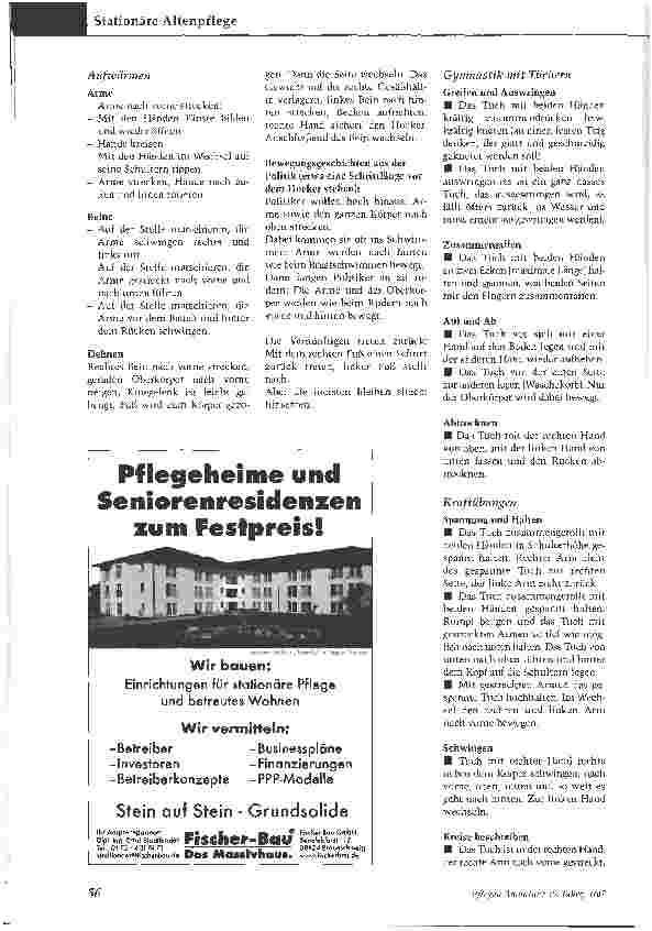 Vorschauseite 3: Tücher machen mobil - Geeignete Bewegungsübungen für Heimbewohner