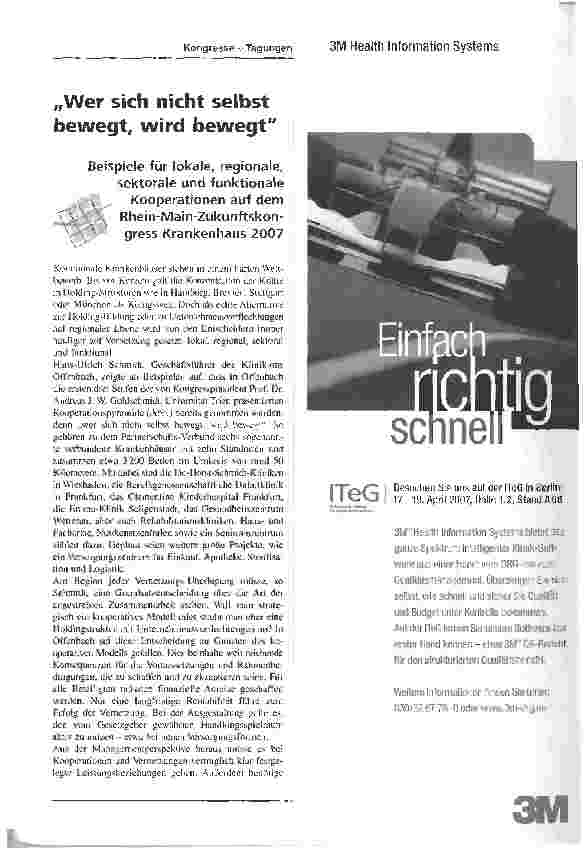 Vorschauseite 1: Wer sich nicht selbst bewegt, wird bewegt