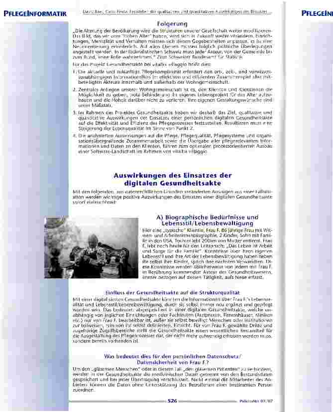 Vorschauseite 4: Feststellen der qualitativen und quantitativen Auswirkungen des Einsatzes einer persönlichen Gesundheitsakte